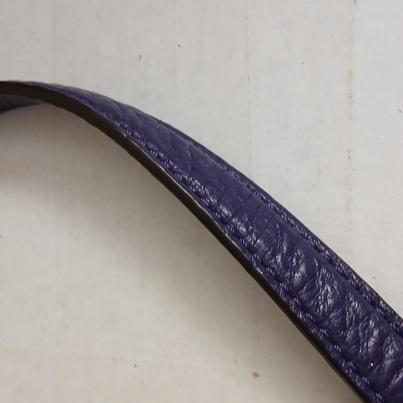 Michael Kors Purple Leather Shoulder Crossbody Bag GUC - Picture 8 of 14